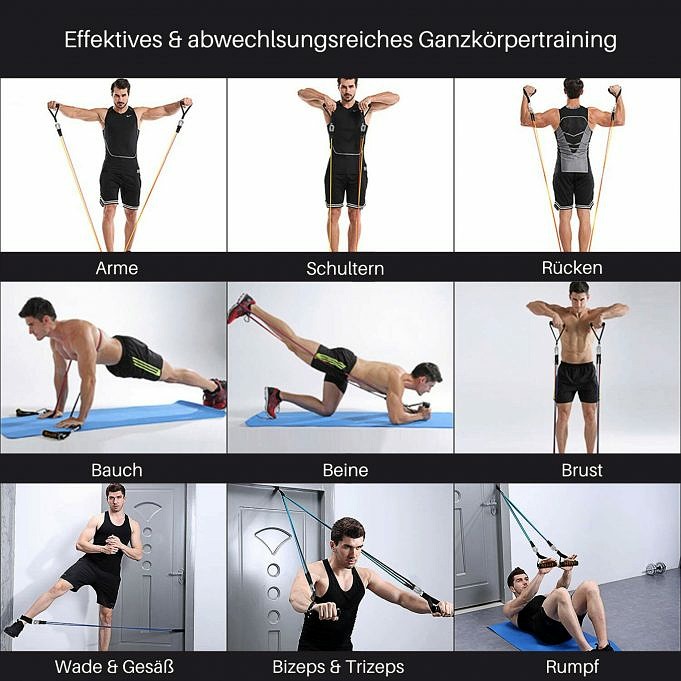 Core Max PRO Mit Widerstandsbändern Bauchmuskeln Und Total Body Smart 8-Minuten-Workout Machine Review